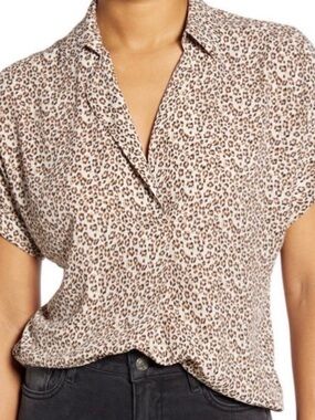 All in Favor Leopard Print Blouse